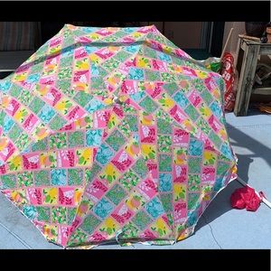 Lilly Pulitzer Beach Umbrella